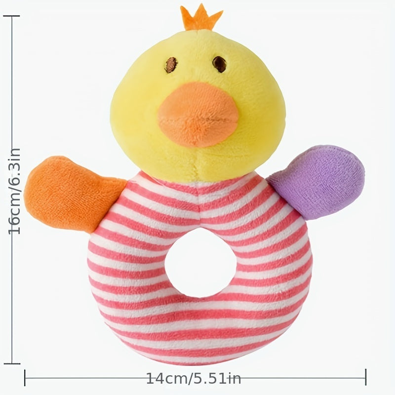 Plush Baby Rattle Hand Grab Stick Toy for 0-1 Year Old