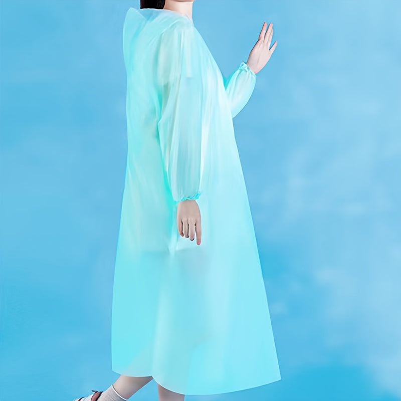 1pc Disposable Raincoat Portable Thickened Men's And Women's Raincoat