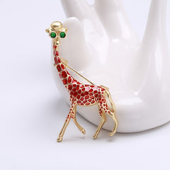 Giraffe Suit Jacket Coat Brooch