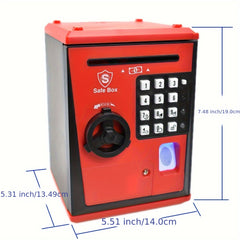 Kids Electronic Piggy Bank Safe Box Password Birthday Halloween Christmas
