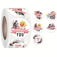 Roll Stickers Gift Packaging Box Decoration Stickers 5 Patterns