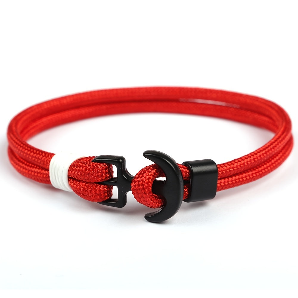 Retro Anchor Statement Bracelet Punk Bracelet For Men