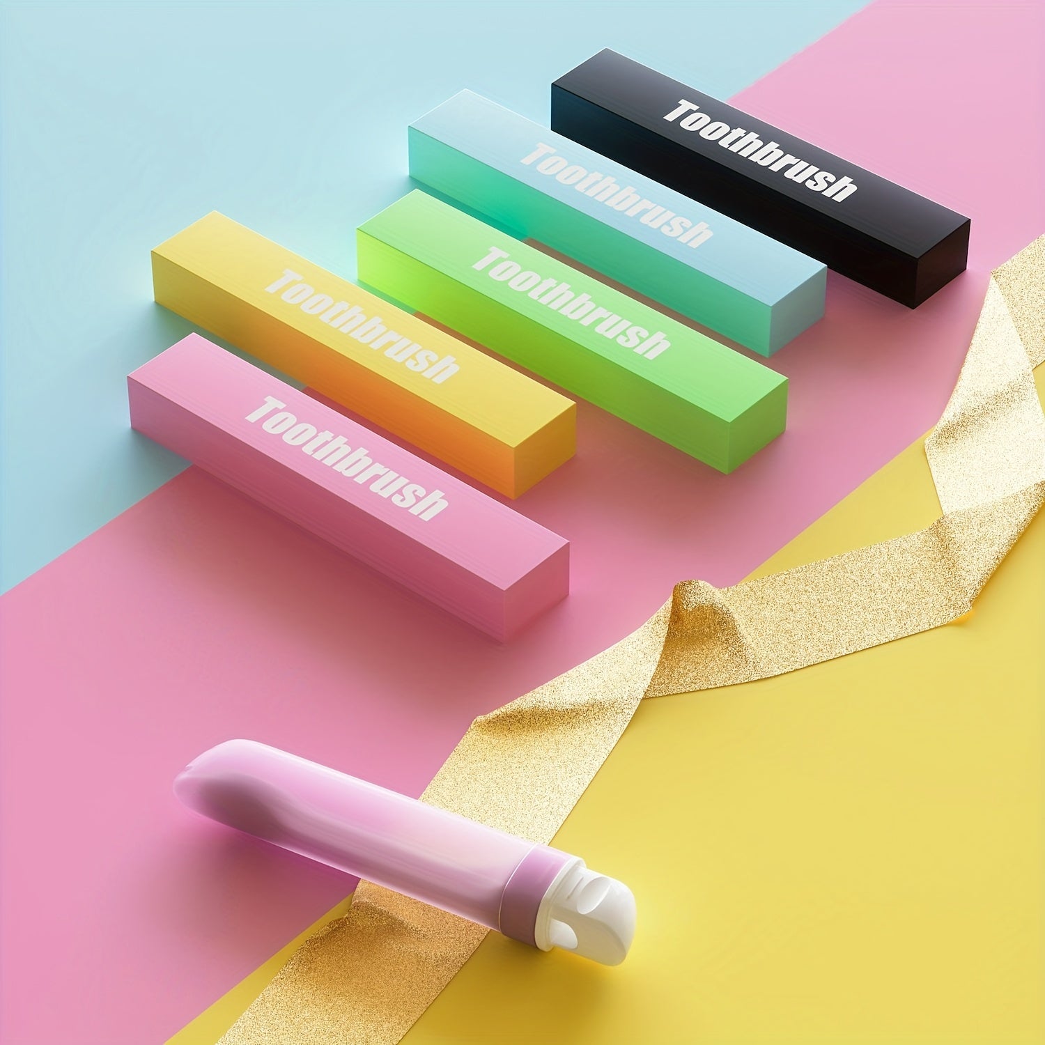 Colorful Folding Toothbrush Soft Bristles Home Travel