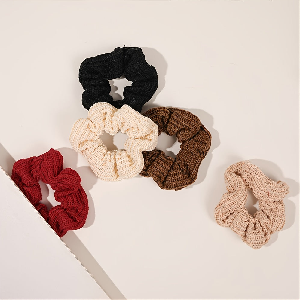 Wool Knitting Hair Ring Women's Hair Rope Hair Accessories