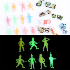 10 Glowing Parachute Figures for Nighttime Games