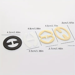4pcs Invisible Bra Strap Clips Non slip Buckles for Braless Look
