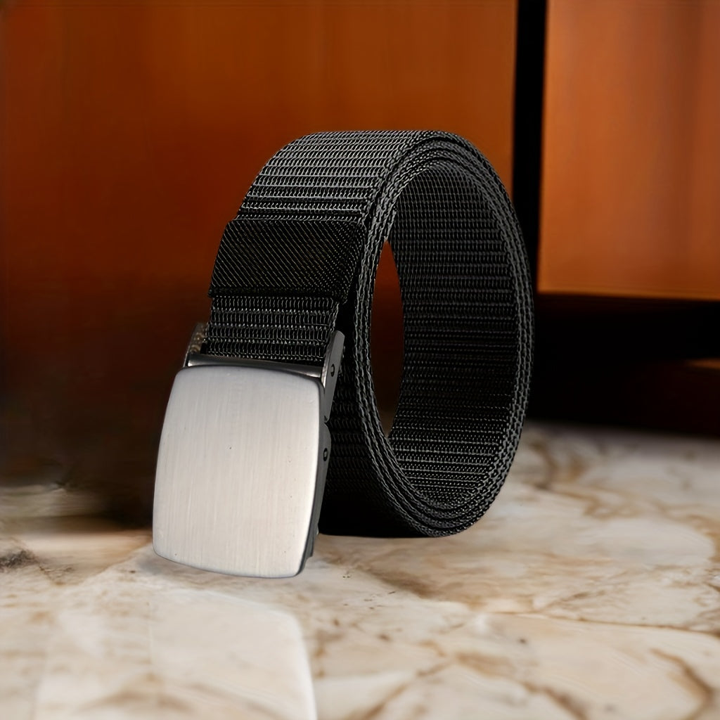Men's Tactical Belt with Automatic Buckle