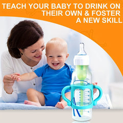 2pcs Baby Bottle Handles BPA Soft Silicone Bottle Handles