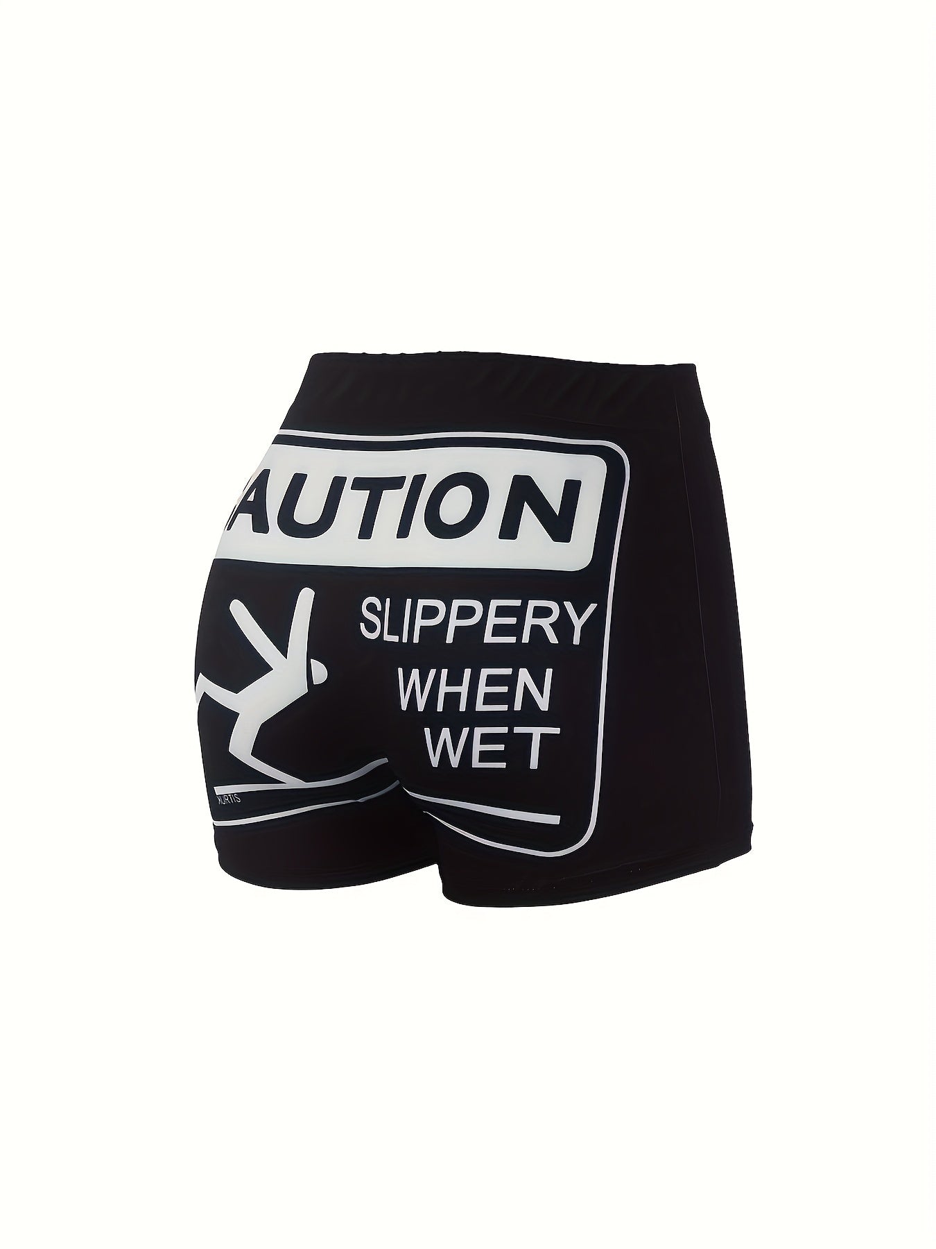 Funny Print High Rise Plus Size Sexy Shorts
