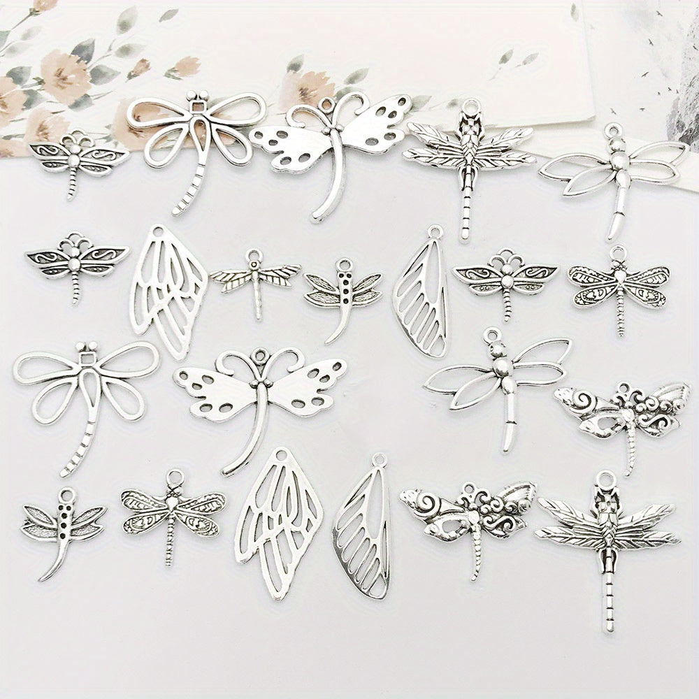 20pcs Tibetan Silver Metal Charms Pendants for Jewelry Making