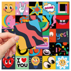 30 Cartoon Strange Stickers Laptop Luggage Phone Journal Book Cup Stickers