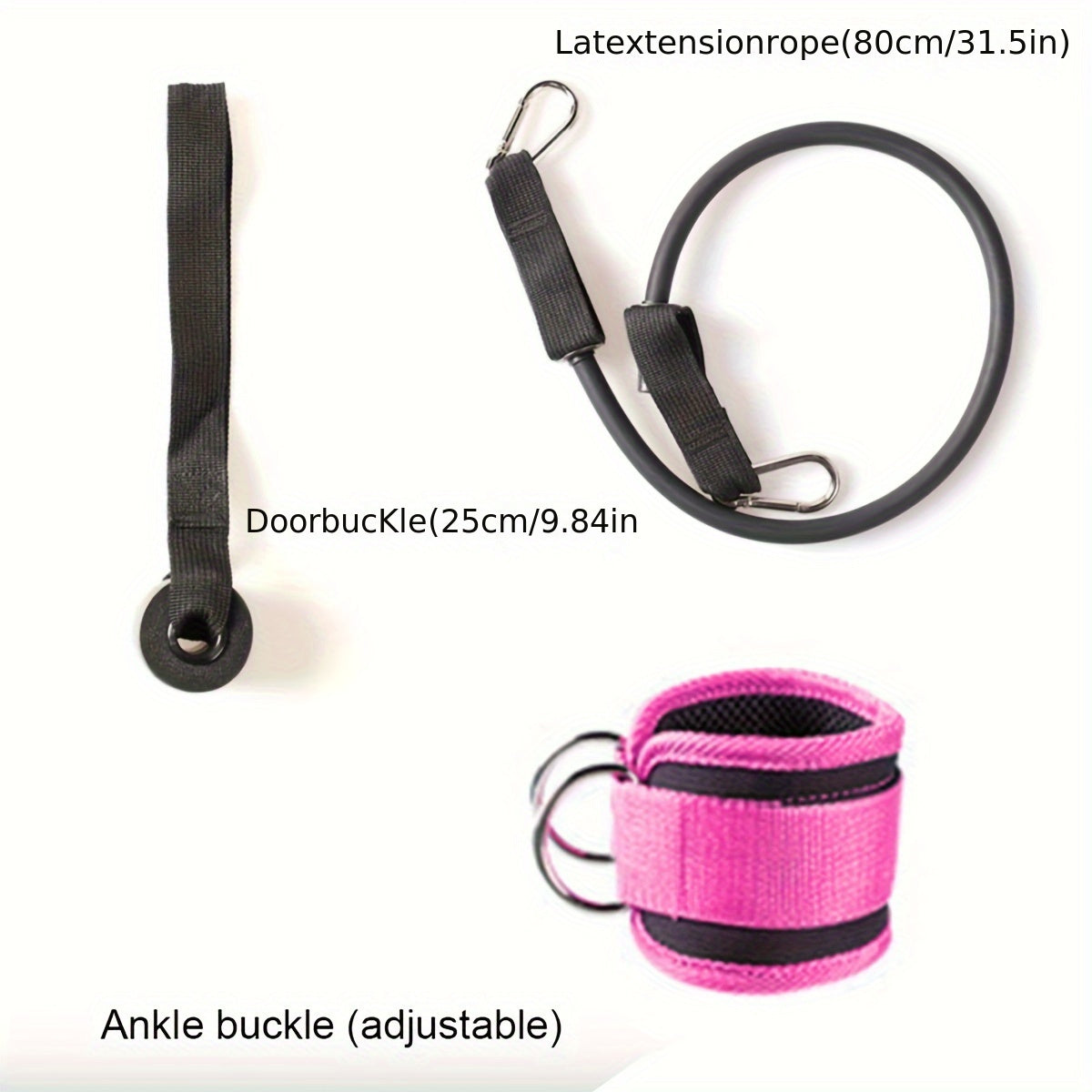 Ankle Straps For Cable Machine D Ring Ankle Cuffs Adjustable Comfortable