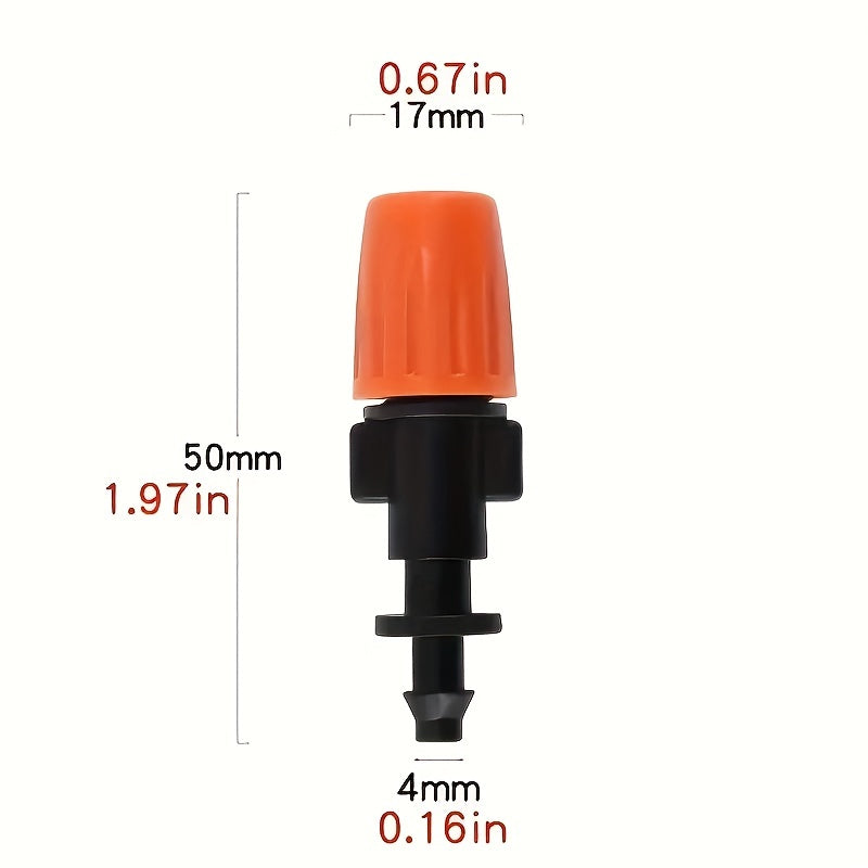 Adjustable Garden Drip Irrigation Misting Atomizing Nozzles