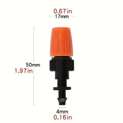 Adjustable Garden Drip Irrigation Misting Atomizing Nozzles
