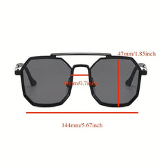 Punk Metal Frame Hip hop Sunglasses Outdoor Vacation Sun Shades