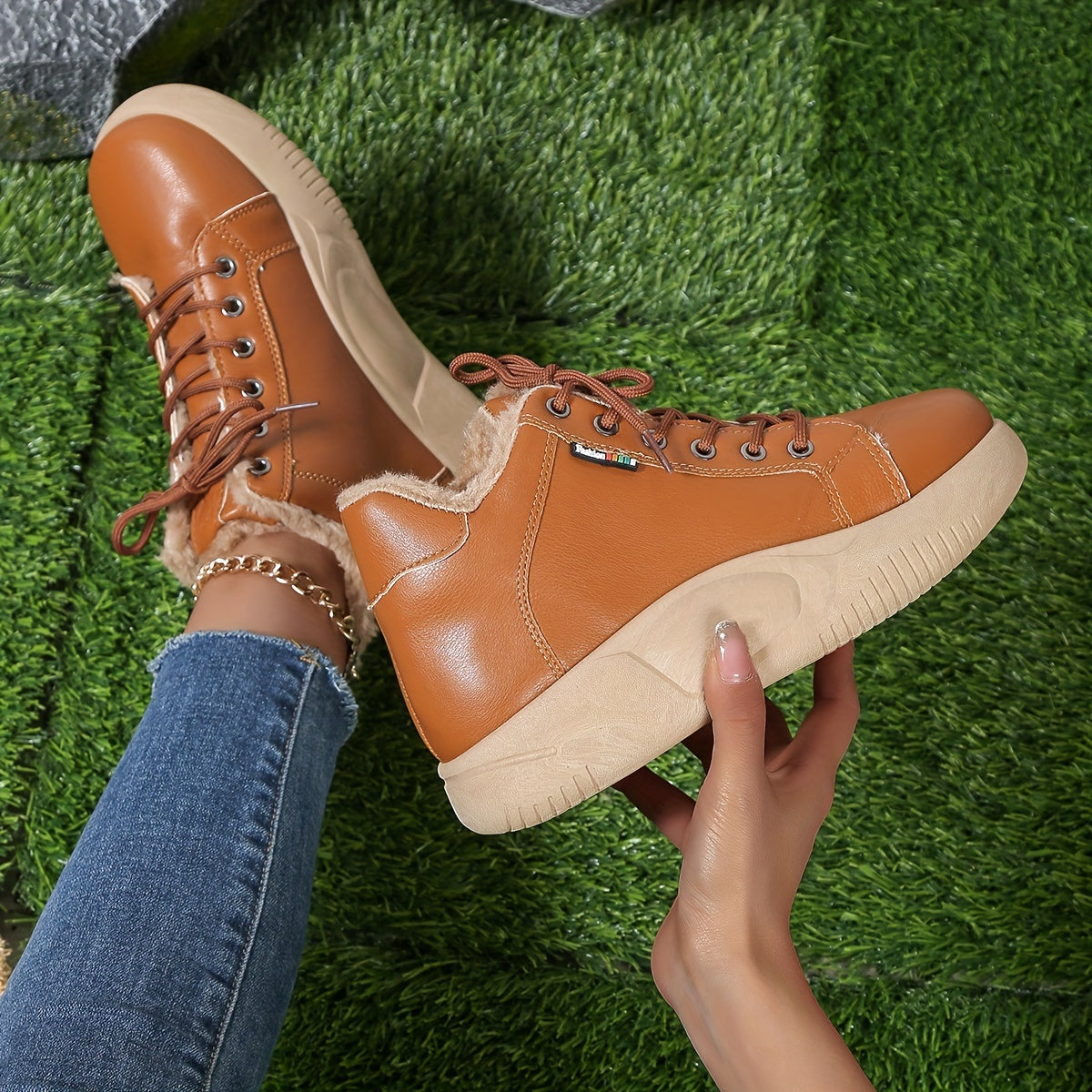 Women's Snow Boots Non-slip Warm Thickened Outdoor Short Boots