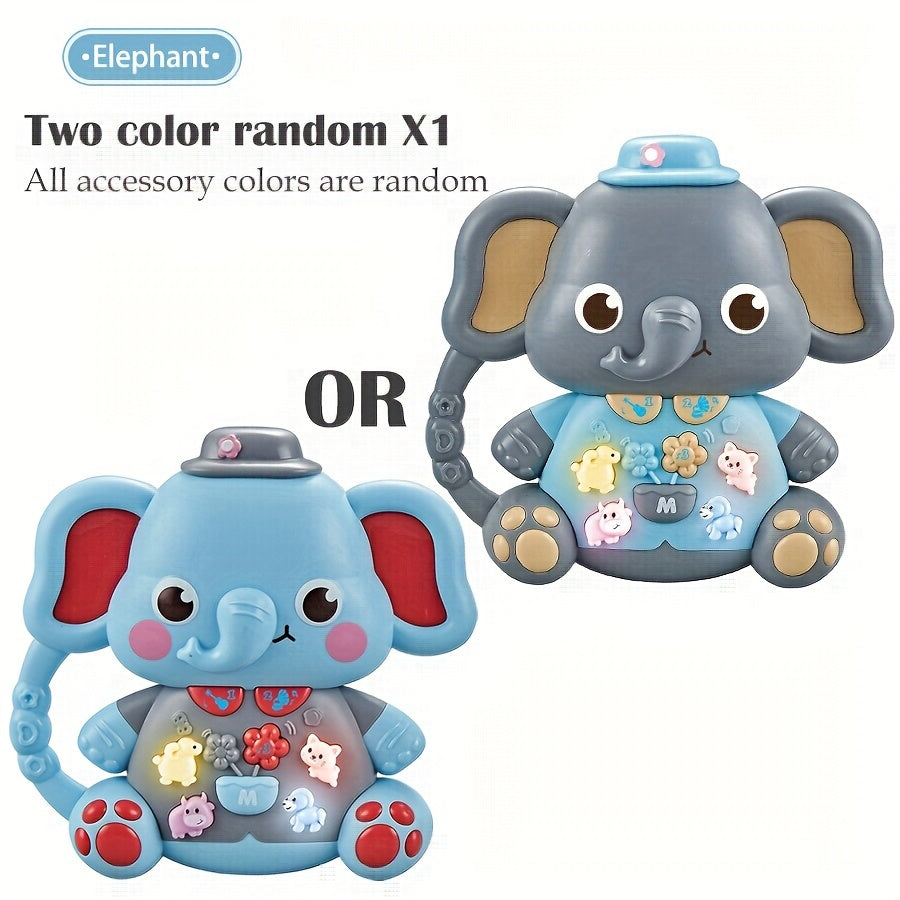 Cartoon Animal Electronic Keyboard Multifunctional Lighting Finger Keyboard Toy