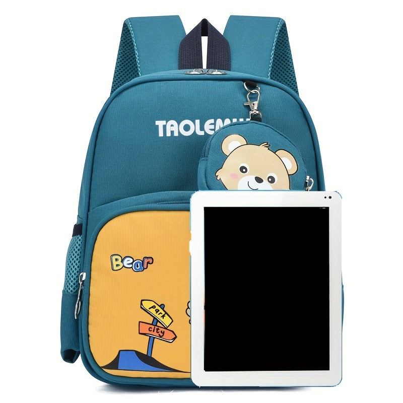 Kids Rabbit Bear Kindergarten Schoolbag Backpack Coin Purse