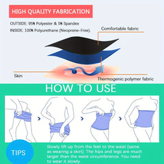 Sauna Sweat Waist Trimmer Waist Trainer Belt For Women Tummy Control
