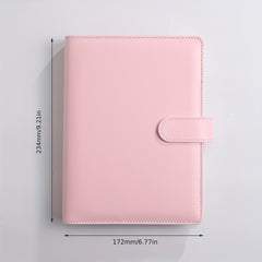 A5 PU Leather Cash Envelope Budget System with 6 Pockets