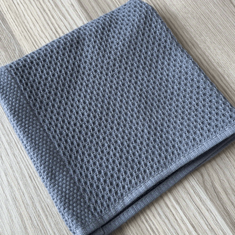 Soft Waffle Weave Dish Towels Absorbent Kitchen Cleaning Towel