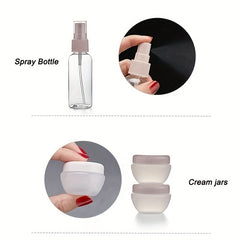 12pcs Travel Bottles Set - Toiletry Containers Leakproof Squeez