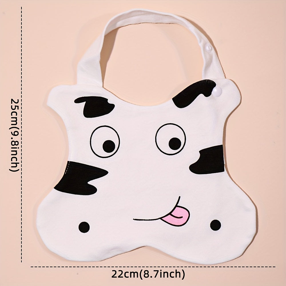 Animal Pattern Baby Bibs Infant Fabric Cloth Bib Newborn Feeding Bib
