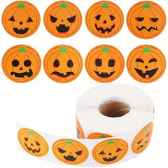 500 Halloween Animal Thank You Stickers Roll Self-Adhesive Label