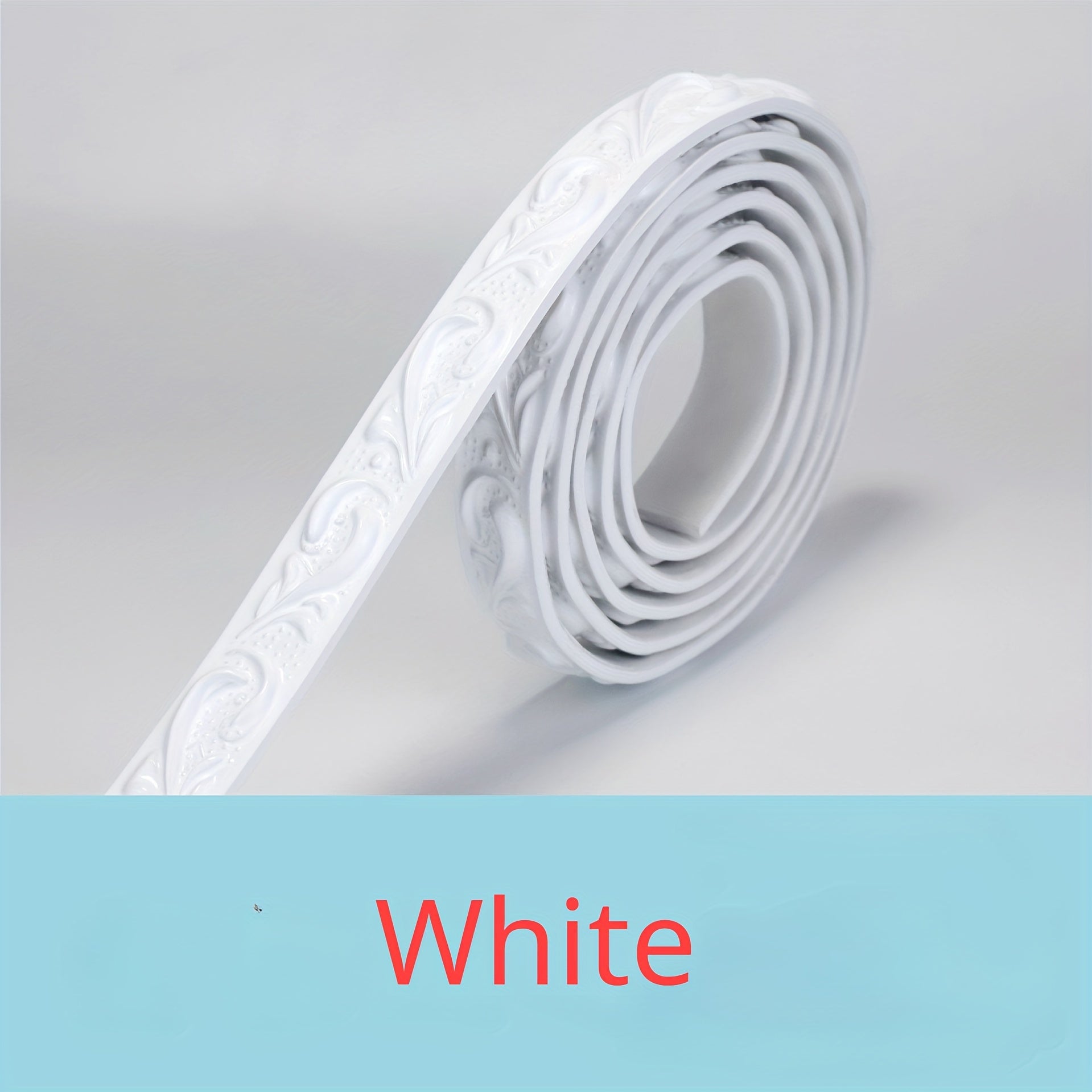 3D Self Adhesive Soft Line Baseboard Ceiling Trim Line Wall Molding Sticker