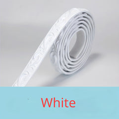 3D Self Adhesive Soft Line Baseboard Ceiling Trim Line Wall Molding Sticker
