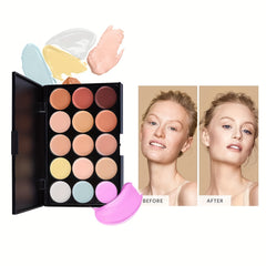15 Colors Concealer Palette High Pigmented Long Lasting Cream