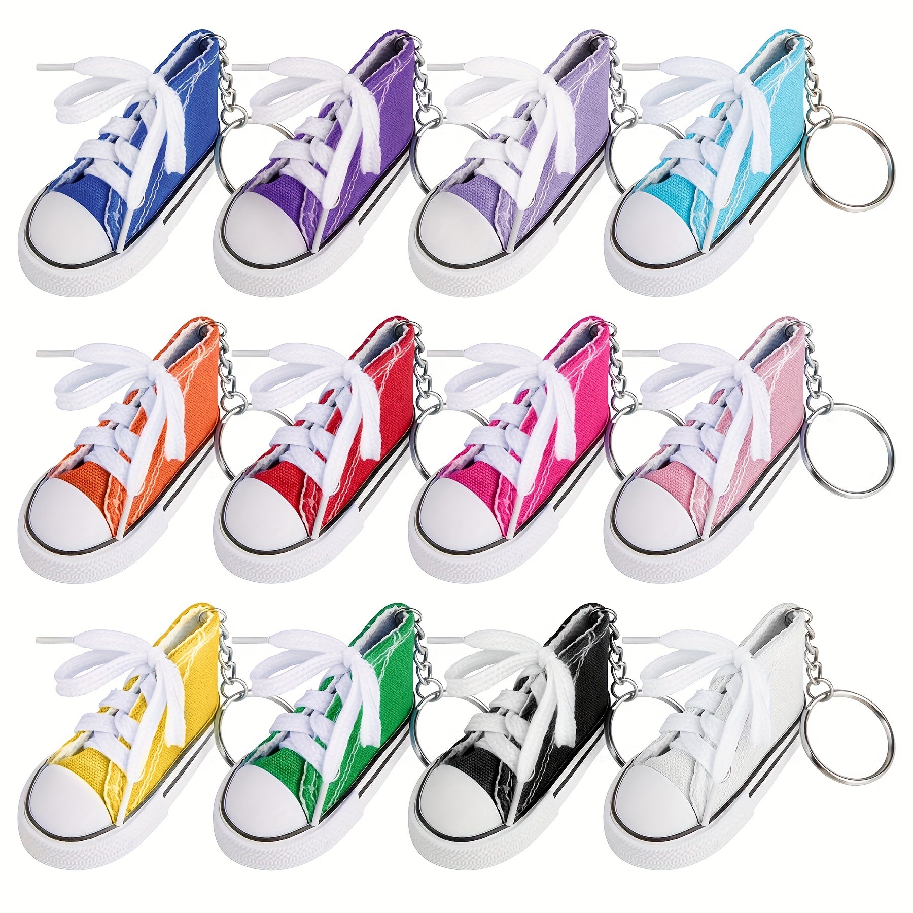 Multicolour Mini Shoe Keychain Party Favors Bulk For Men Women Kids And Adults