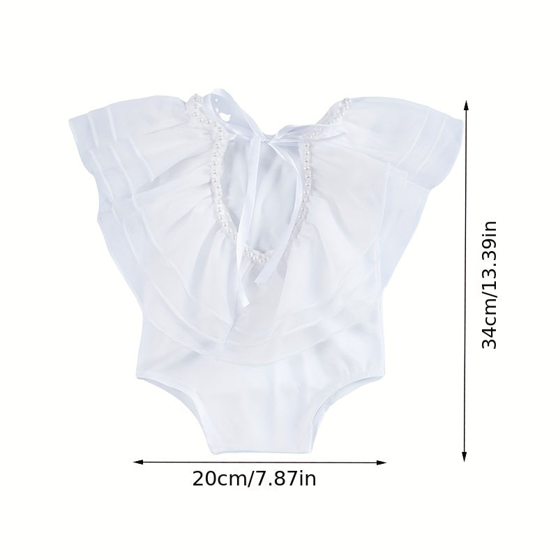 Newborn Lace Romper Bodysuits for Girls - Photo Shoot Outfits