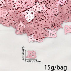 Rose Gold Party Confetti Sprinkles for Decorations