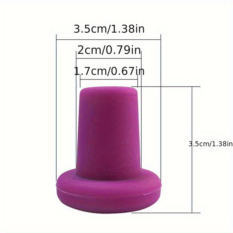 3pcs Silicone Bottle Stoppers Caps Wine Stopper Kitchen Supplies