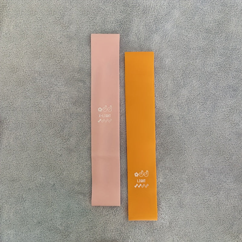 2pcs Yoga Resistance Bands Different Levels Indoor Exercise