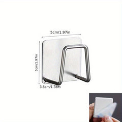 Stainless Steel Sponge Drain Rack Sink Storage Kitchen Accessories