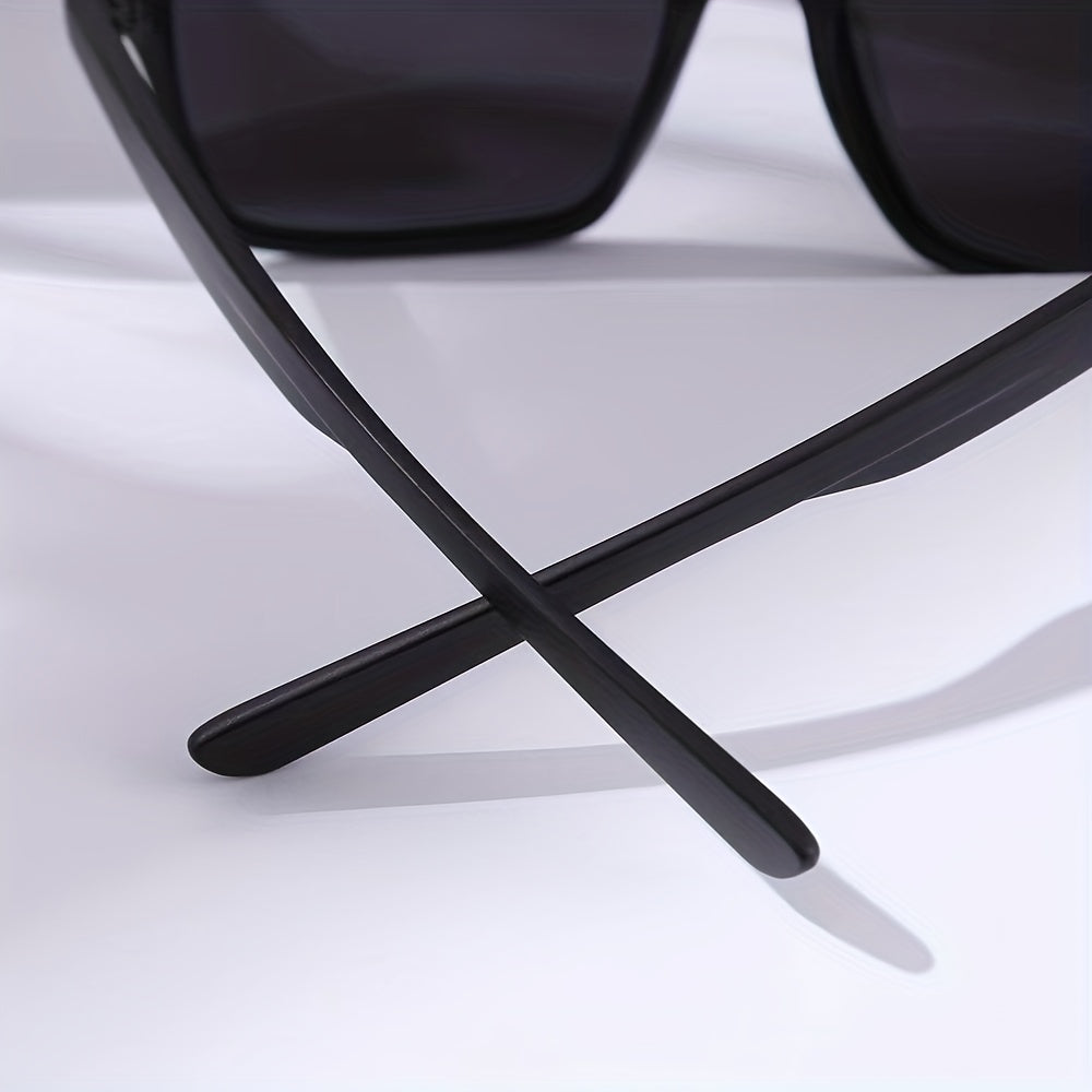 Men's Retro UV Protection Sports Sunglasses in Zipper Box