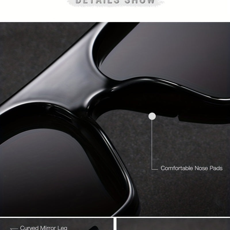 Men's Street Photography UV Protection Sports Sunglasses