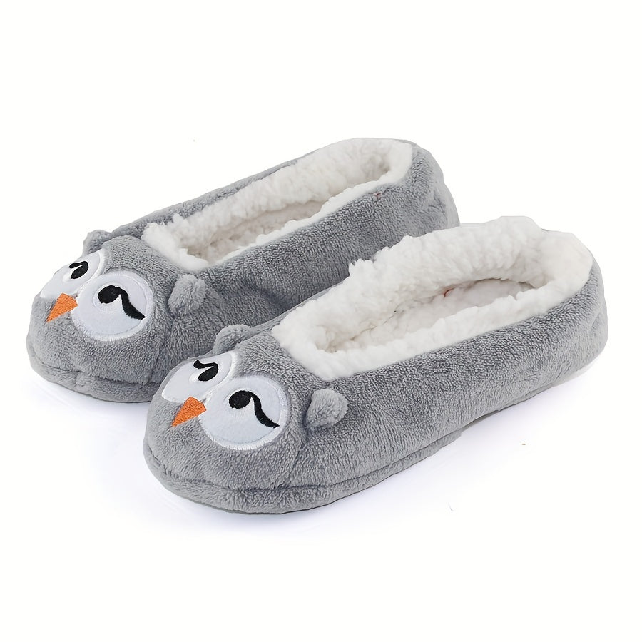 Cartoon Animal Plush Socks & Warm Low Cut Floor Socks