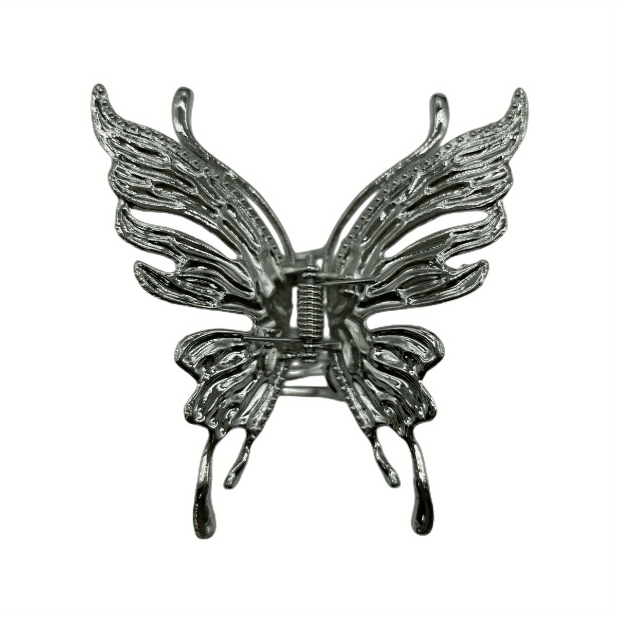 Metal Hair Claw Butterfly Lady Non slip Hollow Shark Claw Thick Hair Accessories