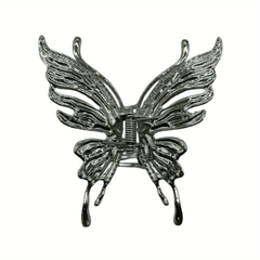 Metal Hair Claw Butterfly Lady Non slip Hollow Shark Claw Thick Hair Accessories