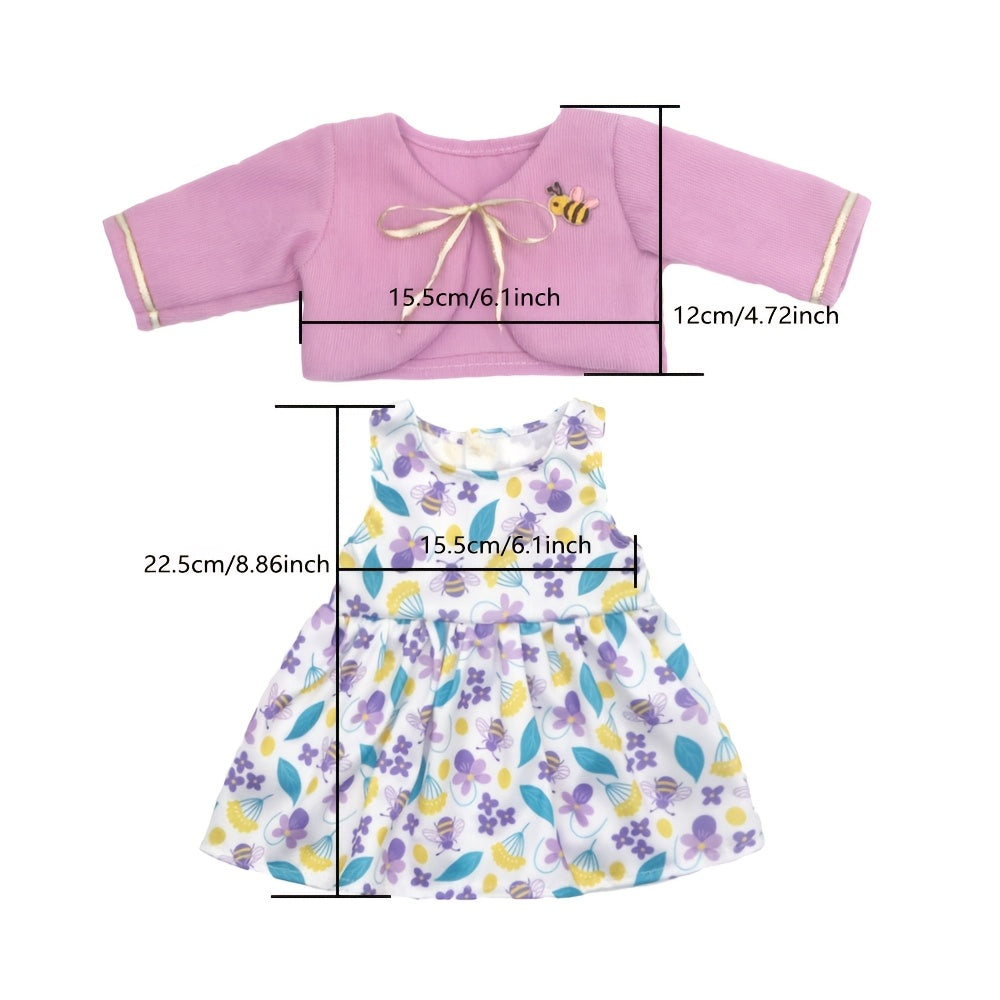 Dress Fits 18 inch Doll 17 inch Reborn Clothes 40 Doll Accessories