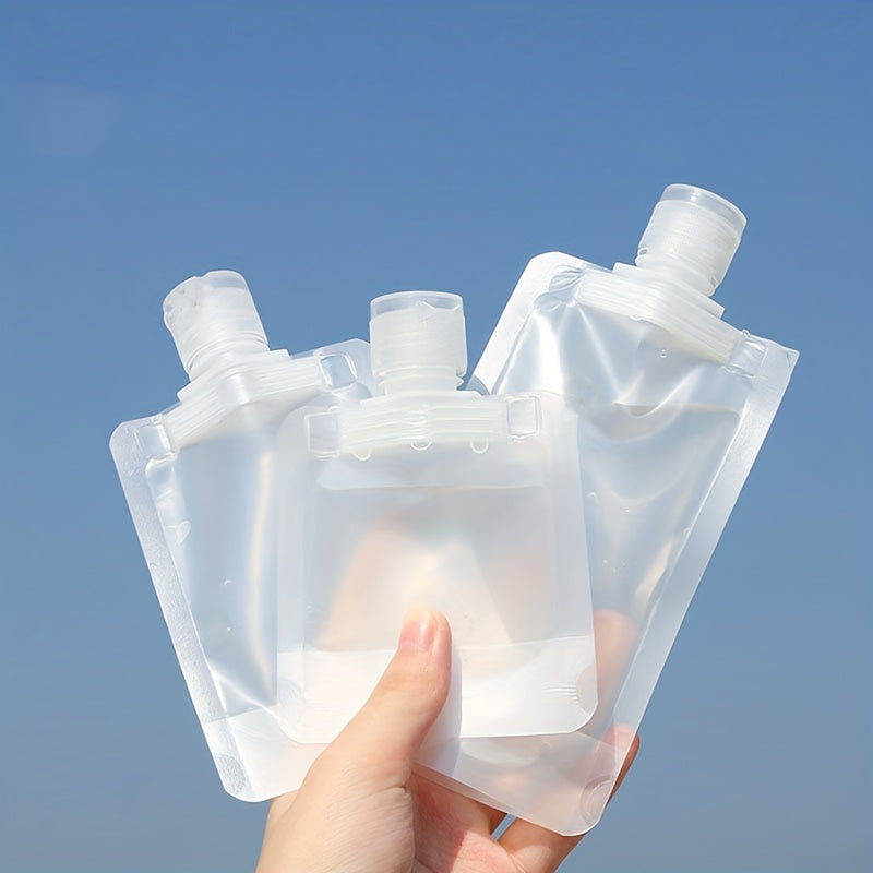Travel Plastic Refillable Pouches Portable Empty Squeeze Bag