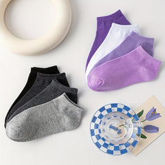8 Pairs Low Cut Ankle Socks Soft & Lightweight Women's Stockings