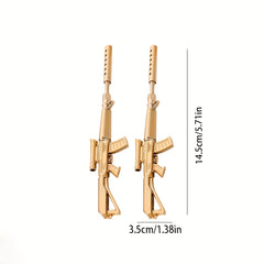 2pcs Machine Gun Shaped Ballpoint Pen Office Supplies