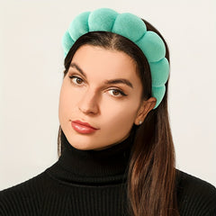 2pcs Velvet Twist Headband Ponytail Hair Rope Female