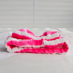 Striped Bowknot Decor Headband Soft Elastic Hair Band for Women Girls