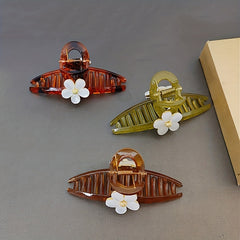 Floral Hair Claw Clip Non Slip Hair Accessory