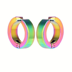 Titanium Steel Small Earrings for Men
